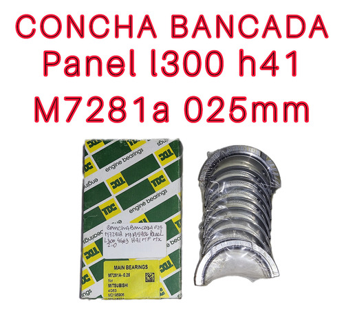 Concha Bancada Mitsubishi Panel L300 H41 Fina A 1mm M7281a