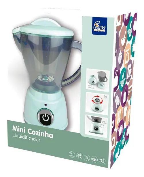 Liquidificador Infantil - Mini Cozinha - Fenix Cor Verde-claro