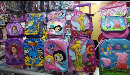 Mochila Lonchera Hello Kitty Princesas,sofia,tinkerbell Pepa