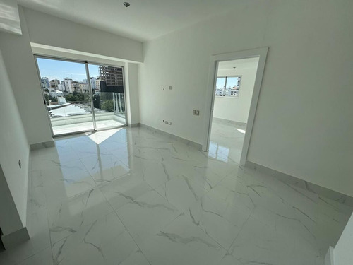Apartamento Nuevo En Alquiler De 1 Habitación En El Piantini