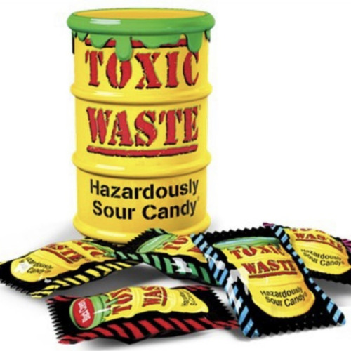 Balas Toxic Waste - Extra Sour - Super Ácidas - 48g - 1unida