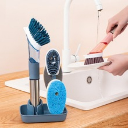 Cepillo De Limpieza Multiusos Con Dosificador