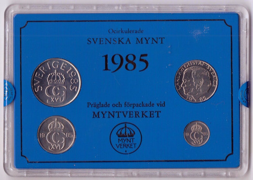 Suecia 10, 50 Ore Y 1,5 Kronor 1985 * Mint *
