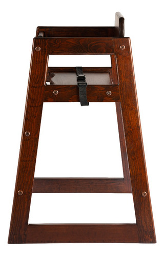 Silla Periquera de Madera para Bebe Comida Restaurante Casa Dimmuc PSPPBM-DILI Color Nogal Clásico