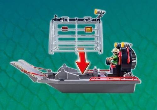 Playmobil Dinos 9433 Hidrodeslizador Con Jaula Para Raptor 67