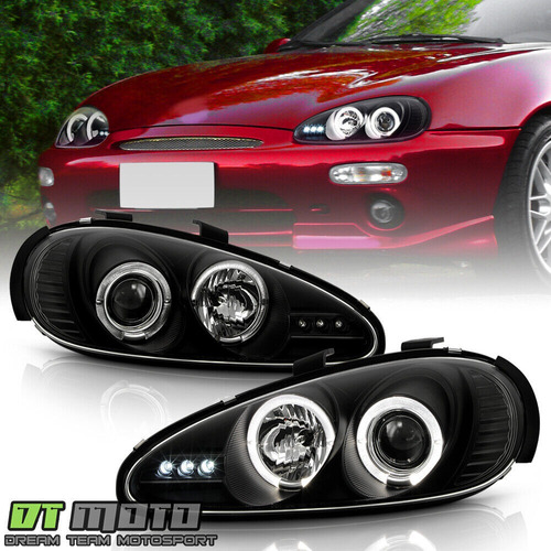 Par Faros Negro Interior Led Mazda Mx-3 Base 1993 1.6l