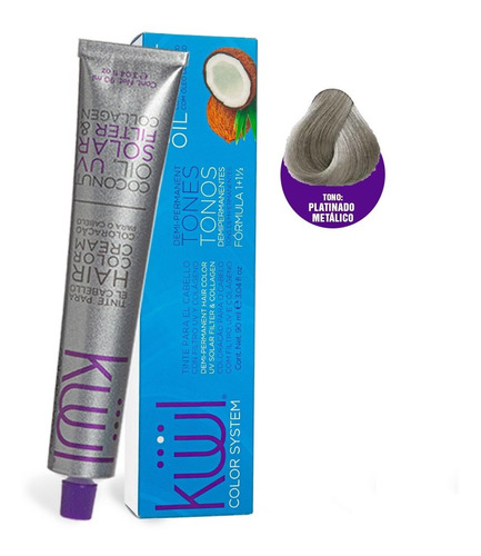 Tintes Kuul Metalicos 90ml - Kit - mL a $189