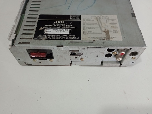 Cd Player Jvc Kd S577 Funcionando Ver Vídeo (Usado)