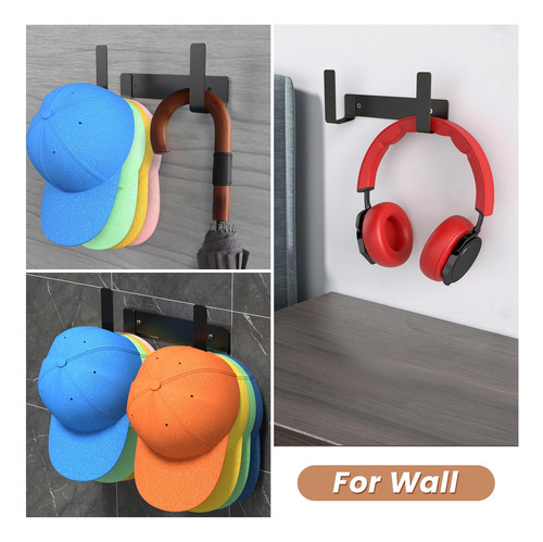 Perchero Para Gorras Resistente Y Duradero De Color Negro