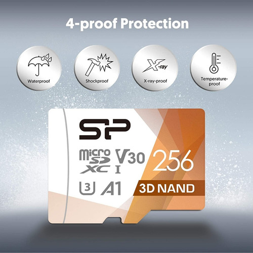 Micro Sd 256gb Silicon Power Clase 10 U3 Sdxc V30