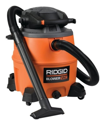 Aspiradora industrial De tacho Ridgid WD1680 52L  naranja y negra 120V