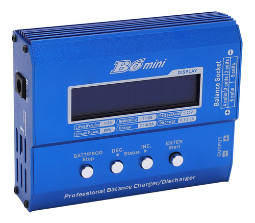Carregador De Bateria Inteligente Lipo Lithium Balance Disch