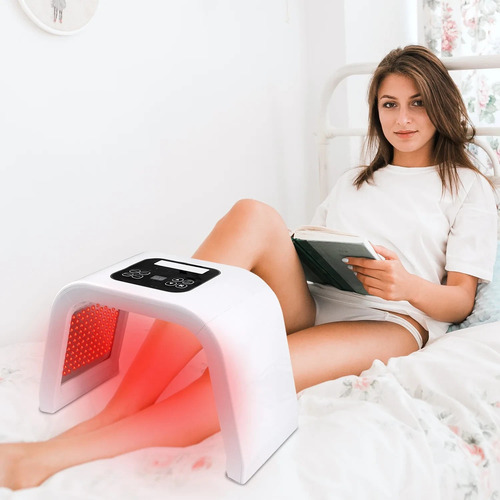 Máscara Facial De Luz Led 7 Em 1: Equipamento De Beleza Para