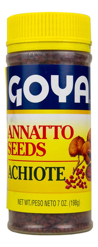 Goya Alimentos Achiote Annatto Semilla, 7 Onzas
