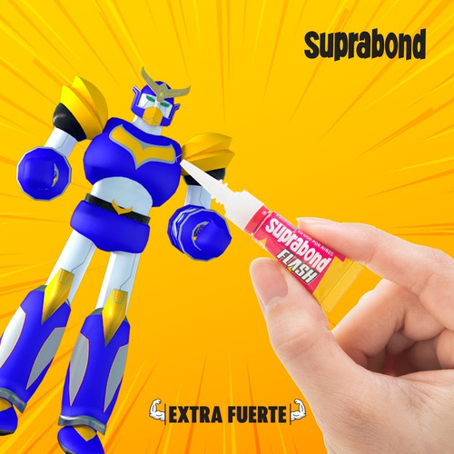 Imagen 8 de 9 de Adhesivo Instantáneo Suprabond Flash En Tira De 5 Unidades
