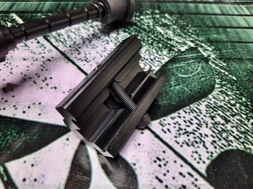 Imagem 4 de 5 de Airsoft Bipe Harris Em Metal + Adaptador Trilho 22mm