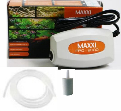 Compressor De Ar Maxxi Pro-2000 110v C/mang E Pedra Porosa