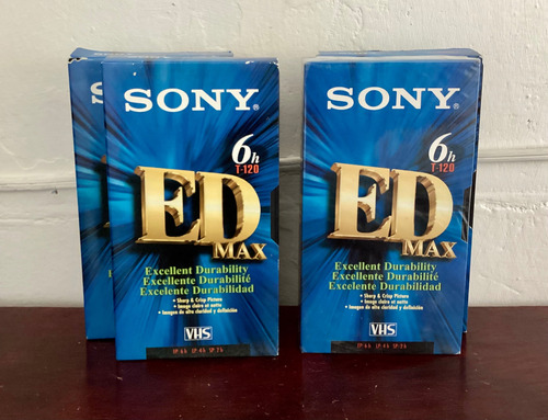Cassette Virgen Vhs Sony T-120 | Video Videocasetera