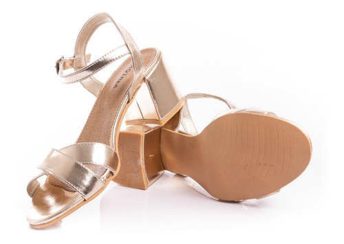 Imagen 5 de 5 de Sandalias Mujer Zapatos Plataformas Taco Bajo Fiesta Cómodas