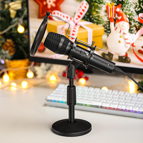 Maono Micrófono Dinámico Usb/xlr, Kit De Micrófono De Estudi