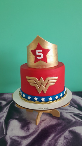 Torta Wonder Woman Mujer Maravilla