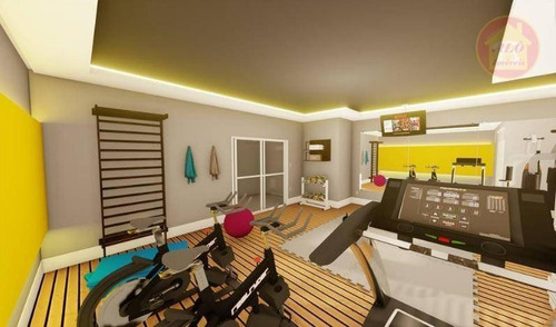 Apartamento À Venda, 46 M² Por R$ 227.000,00 - Caiçara - Praia Grande/sp - Ap5119