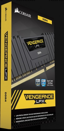 Imagem 5 de 5 de Memoria Ram Corsair Ddr4 16g/3000 Vengeance Lpx Gamer
