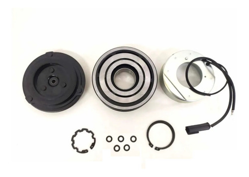 Kit Polia Bobina Platô Gol G4 Compressor Delphi Cs10045