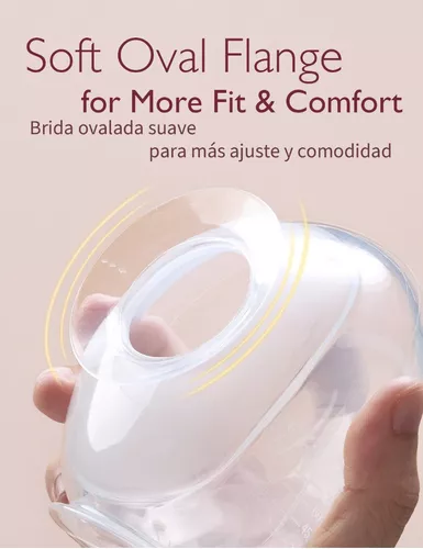 Extractor de leche manual portátil con 10 almohadillas de lactancia,  recolector de leche de silicona para leche materna, ajuste manos libres,  conchas