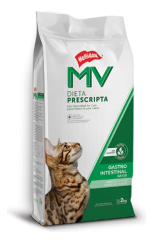 Alimento Holliday Mv Gastrointestinal Gato 2kg Con Regalo