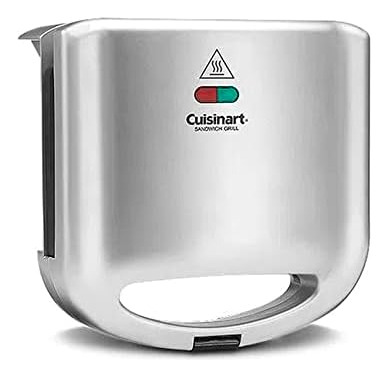 Cuisinart Wm-sw2n1 Sandwich Grill, Plata