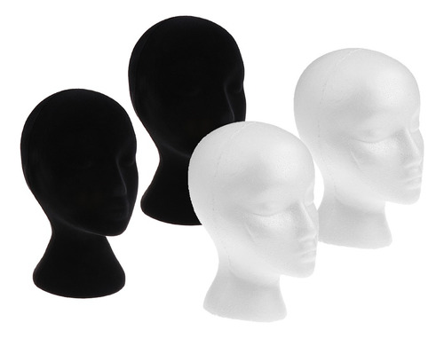 4 Units Mannequin Head Models