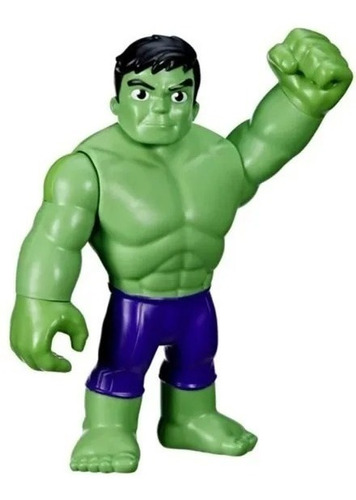 Marvel Spidey Amazing Friends Hulk Gigante 23 Cm Hasbro 