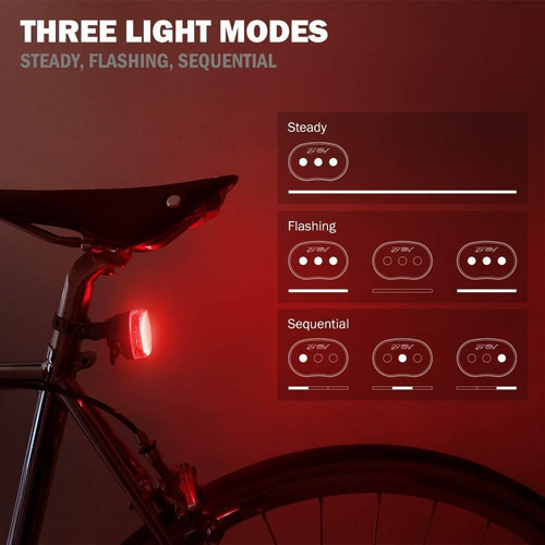 Juego De Luces Para Bicicleta Bv, Muy Brillantes, Faro Delan