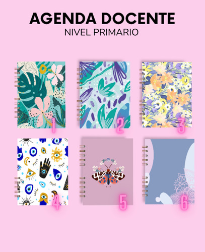 Agenda Docente Nivel Primario Personalizado Con Nombre
