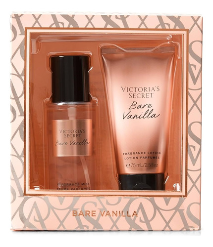 Set De Regalo Loción Splash Bare Vanilla Victoria's Secret 