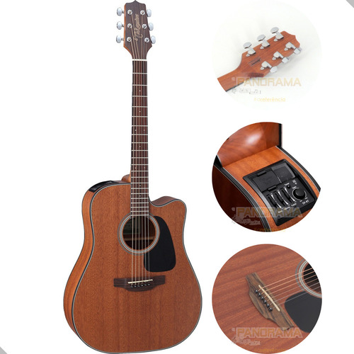Violão eletroacústica Takamine GD11MCE para destros natural laurel satin