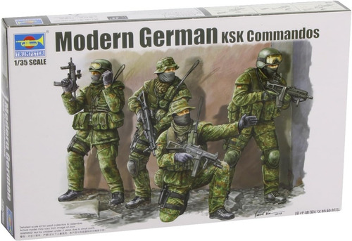 Modern German Ksk Commandos 1/35 Trumpeter