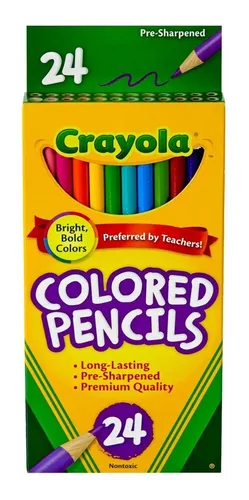 Colores Crayola 24 Piezas + Dibujos Para Colorear Gratis