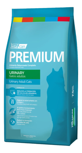 Vital Cat Premium Urinary X 7,5 Kg - Happy Tails