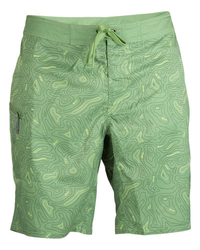 Short Hombre Shark Boardshort Verde Lippi