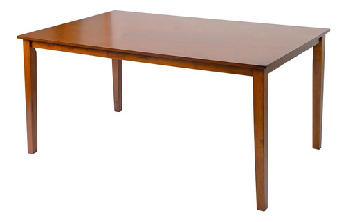 Mesa De Comedor Marrón Madera Bogotá 150