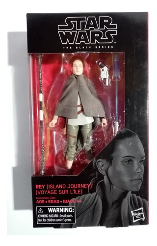 Star Wars Black Series Rey Island Journey 6 Pulgadas 2017 #1 (Usado)