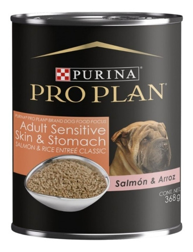 Purina Pro Plan Sensitive Dog Salmon Y Arroz 368g
