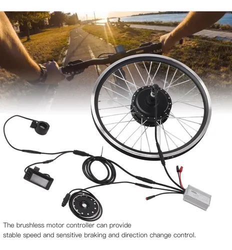 Kit De Conversión De Bicicleta Eléctrica Con Rueda Trasera D