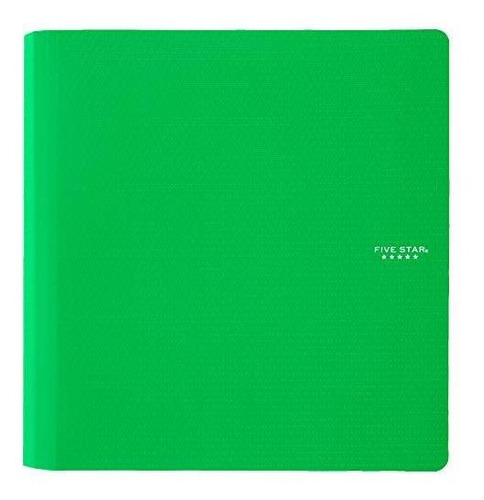 Carpeta De Anillas 3, Plástico, Verde