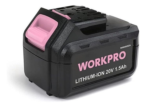 Workpro - Batería De Ion De Litio De 20 V Para Taladro Ina.