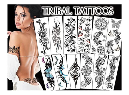 Tinta Para Tatuaje Paquete De Tatuajes Temporales Tribales ?