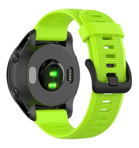 Pulseira Sport Para Garmin Forerunner 945 / 935 Fenix 5 Plus Cor Verde-limão Largura 22