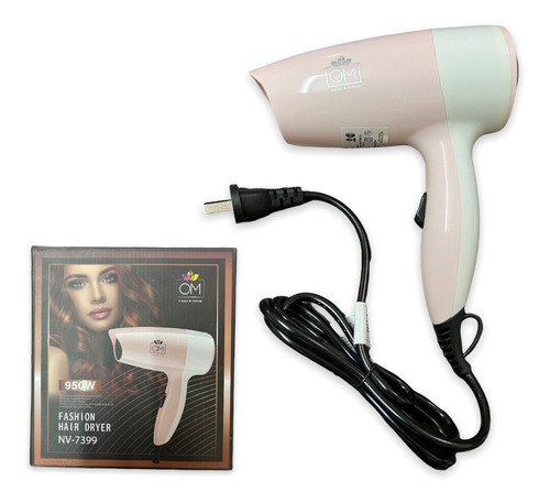 Secador De Cabello Pelo Om Calor 2 Velocidades 950w 